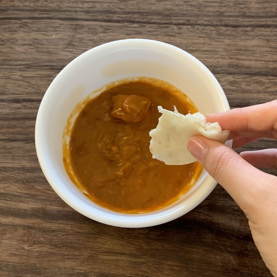 ナンを食す