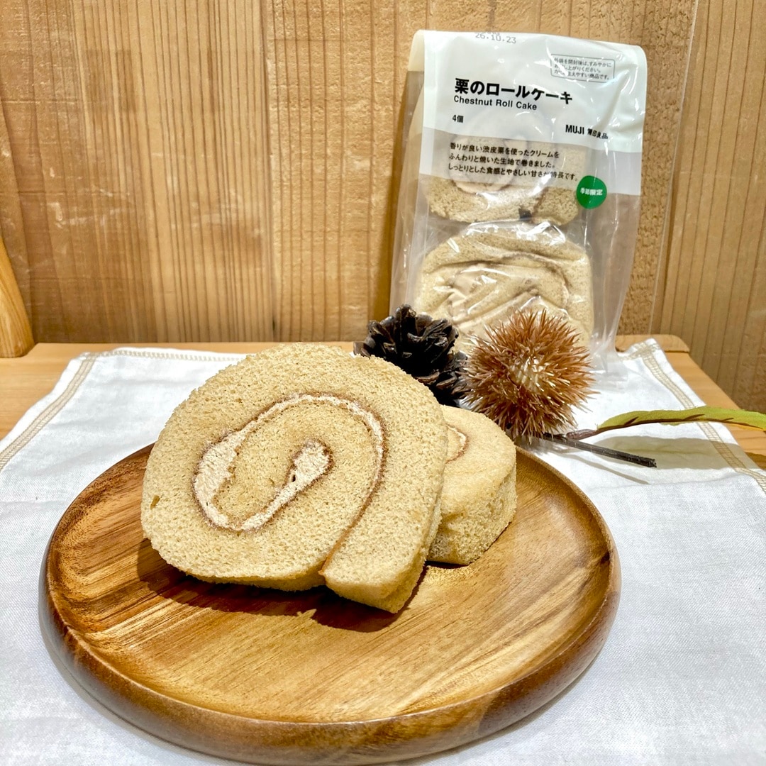 栗ロールケーキ