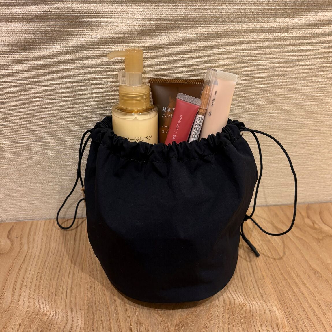 【ナチュラルガーデン黒田】新商品！撥水再生ナイロンポーチ_DVAr2q