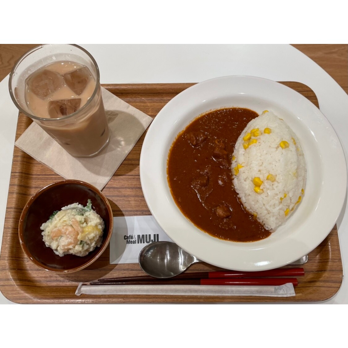 カレーデリセット写真ポテトサラダと