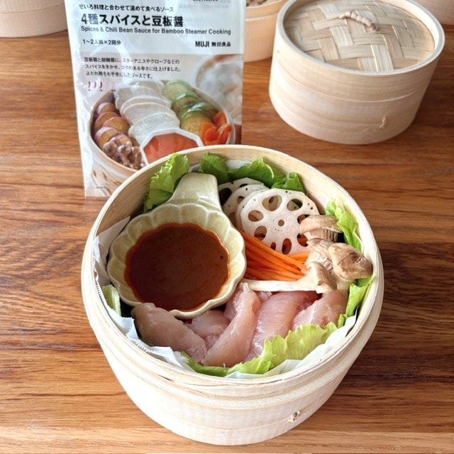 【調布パルコ】せいろ料理と合わせて温めて食べるソース　調理例ご紹介_3Ed9EV