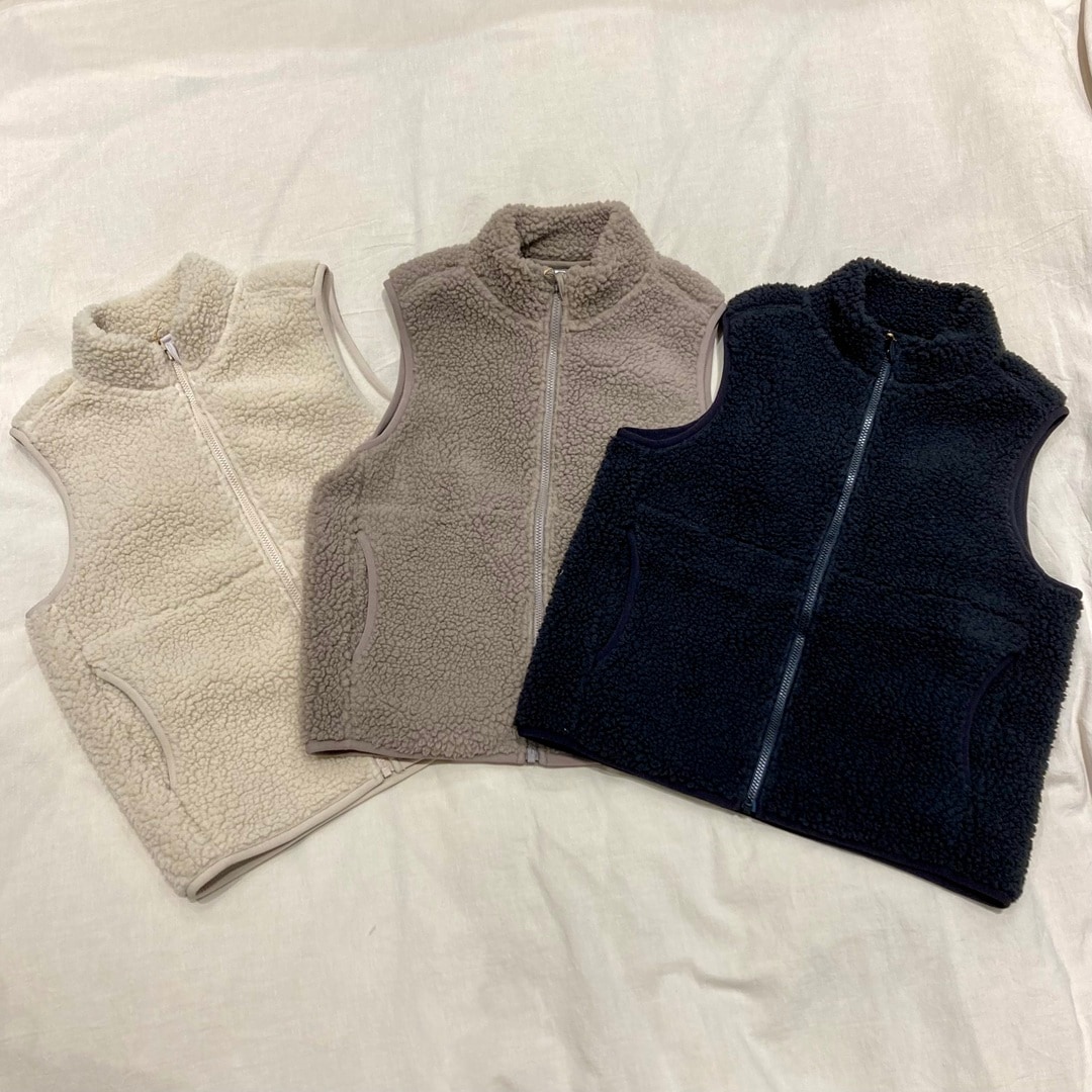 【宮古店】新商品　暖かいボアフリースベスト_SyEe6u