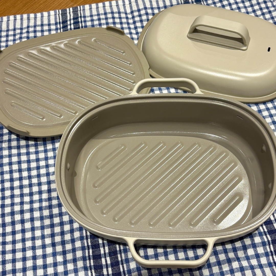 【新潟白根】新商品『レンジで焼き料理 グリルプレート』_56iMBi