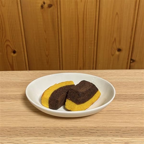 かぼちゃとチョコのカットバウム、