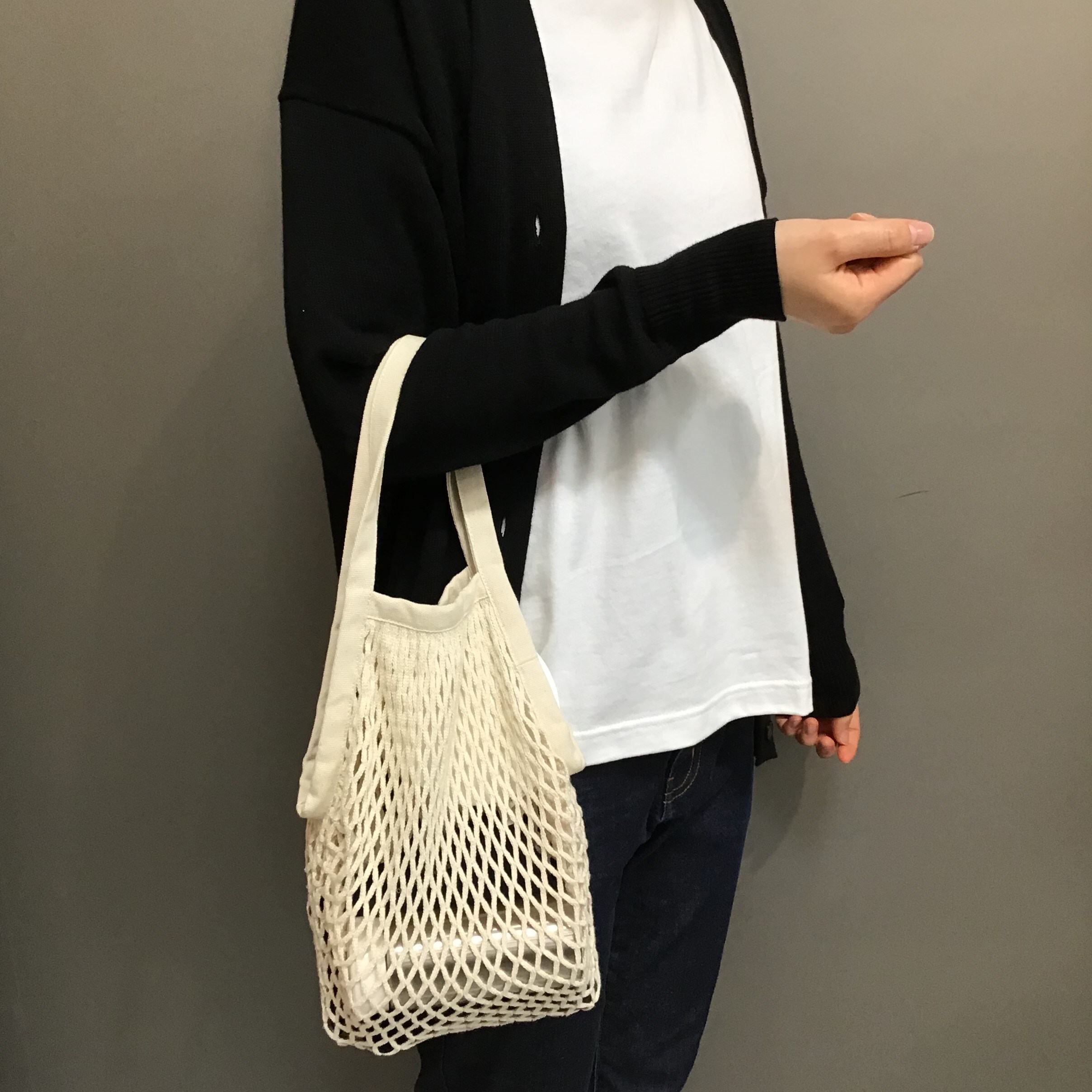 【イオンモール倉敷】限定色のコットンメッシュバッグ