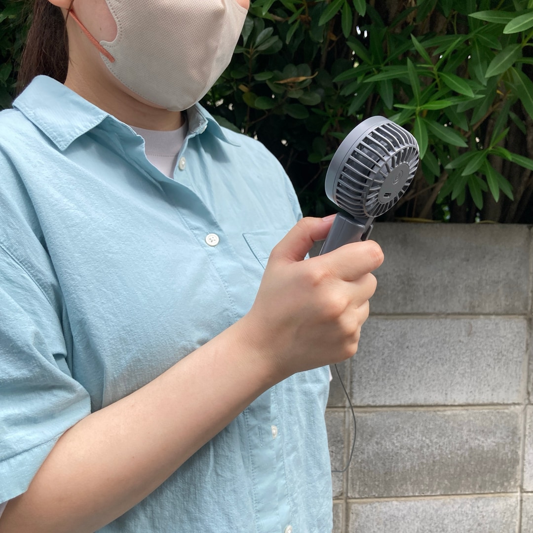 【イオンモール京都五条】暑い夏におすすめのアイテムをご紹介|ハンディファン_Ak55UV