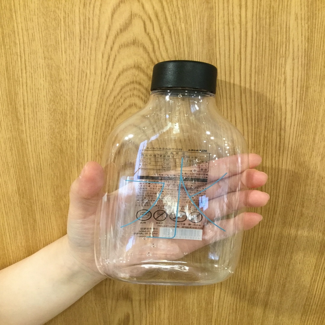 【京都ポルタ】自分で詰める水ボトル