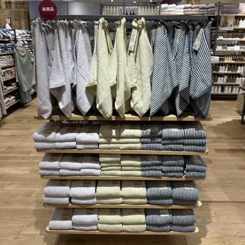 ふっくらパイルタオル売場の写真