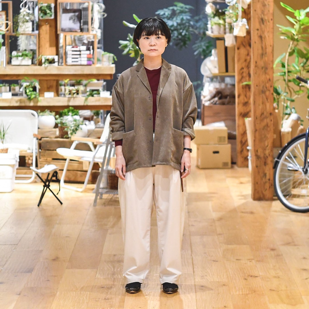 MUJI Labo ストレッチ 起毛 パンツ