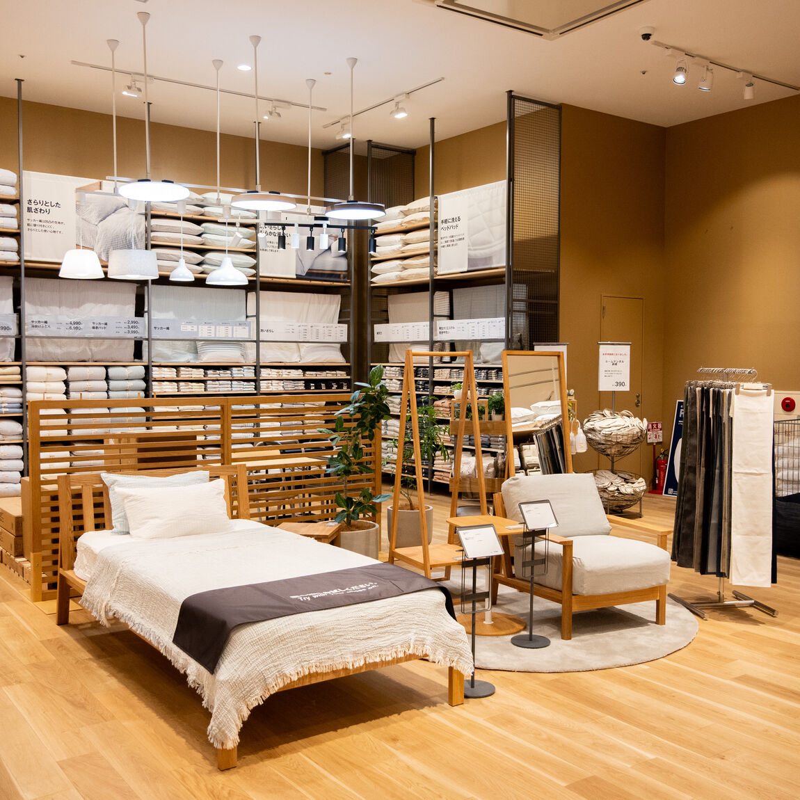 寝具売り場