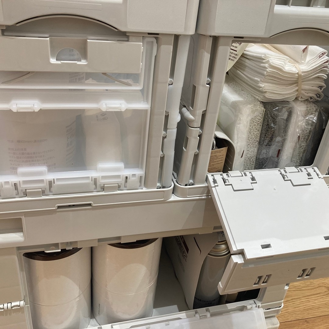 ​​【アトレ川越】　再生ポリプロピレン入り　折りたたみコンテナのご紹介