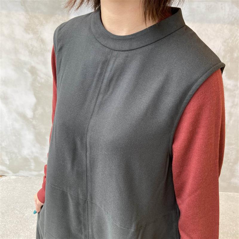 婦人　起毛ジャンパースカート