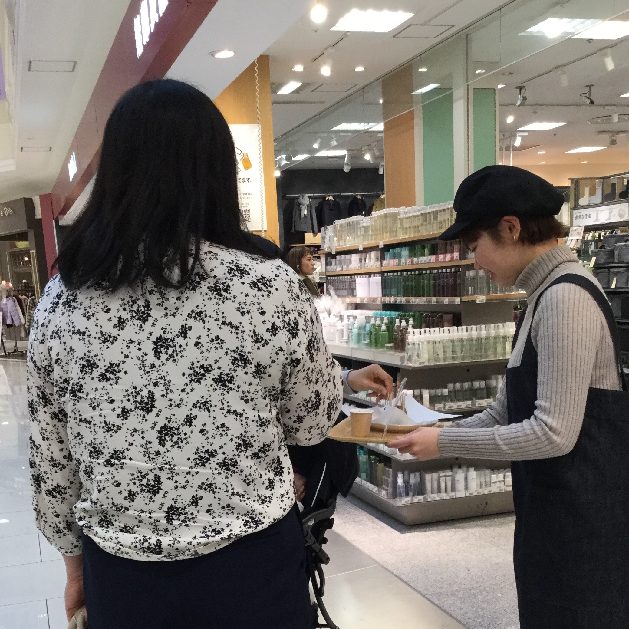 【イオンモール倉敷】今日の試食~不揃いほうじ茶バウム~