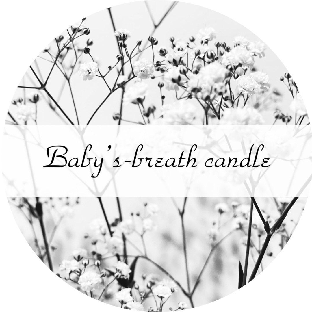 Baby's-breath candle ロゴ