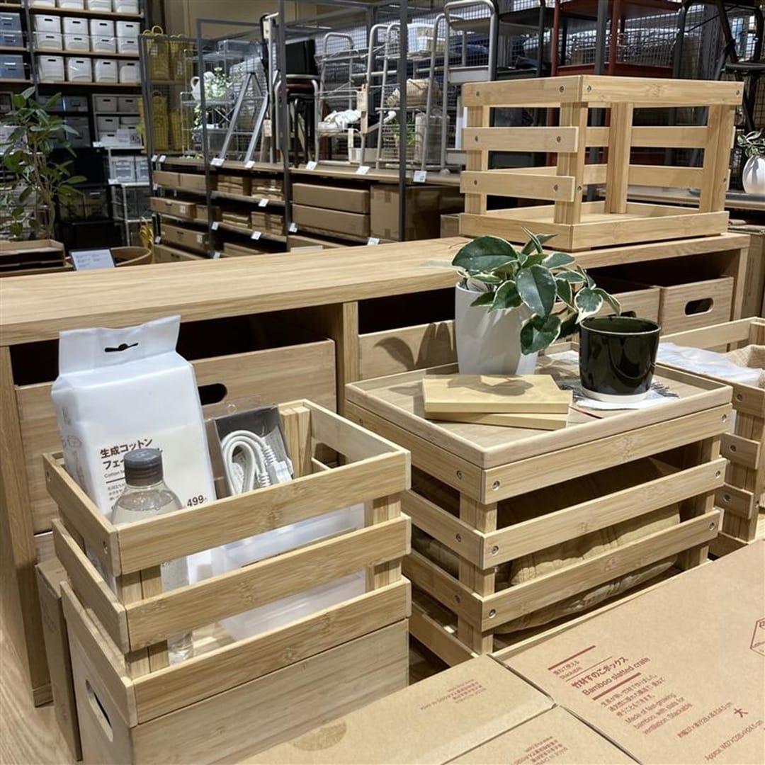 【前橋南】新商品　竹材すのこボックス_x4ZeaN
