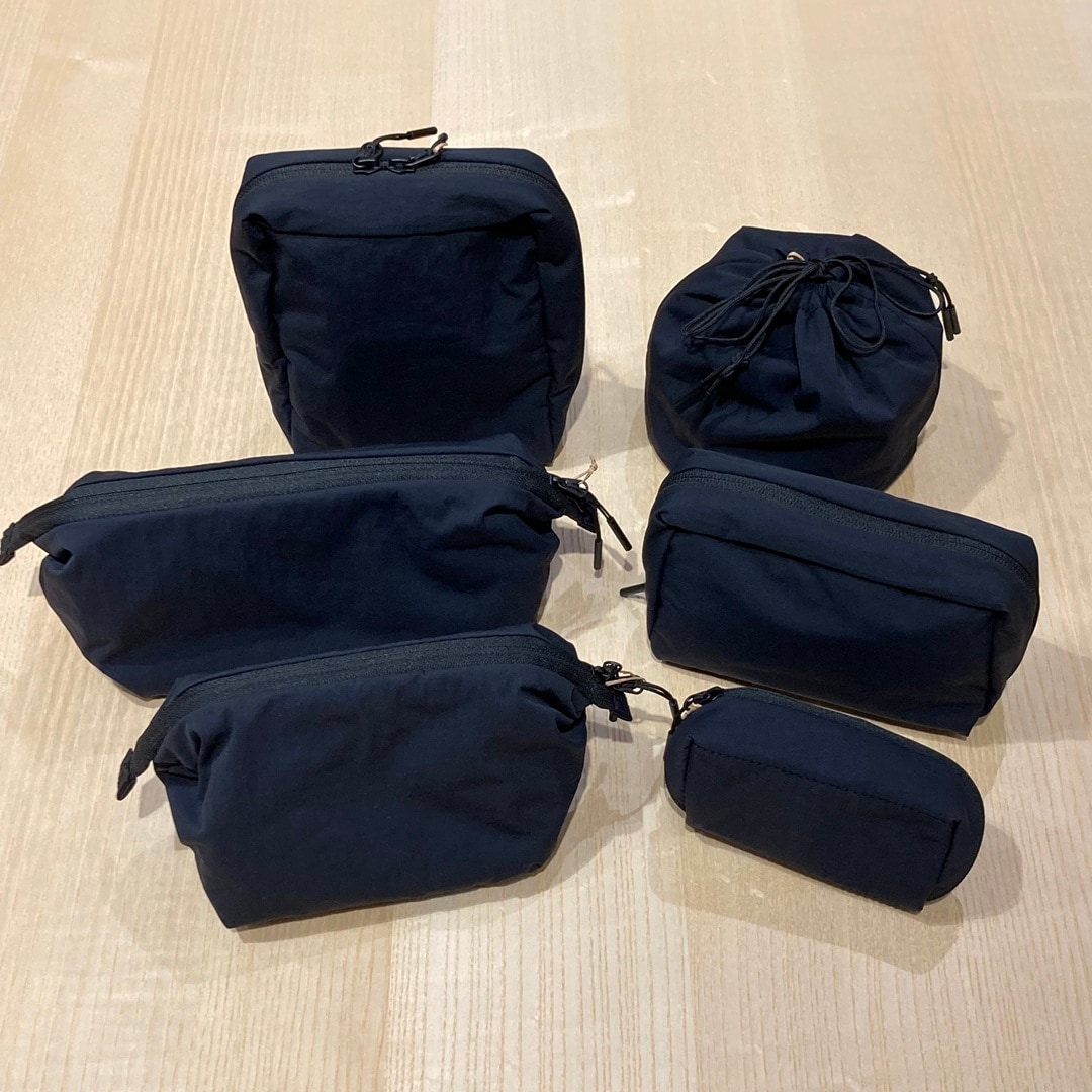 無印良品撥水ナイロンポーチ全種