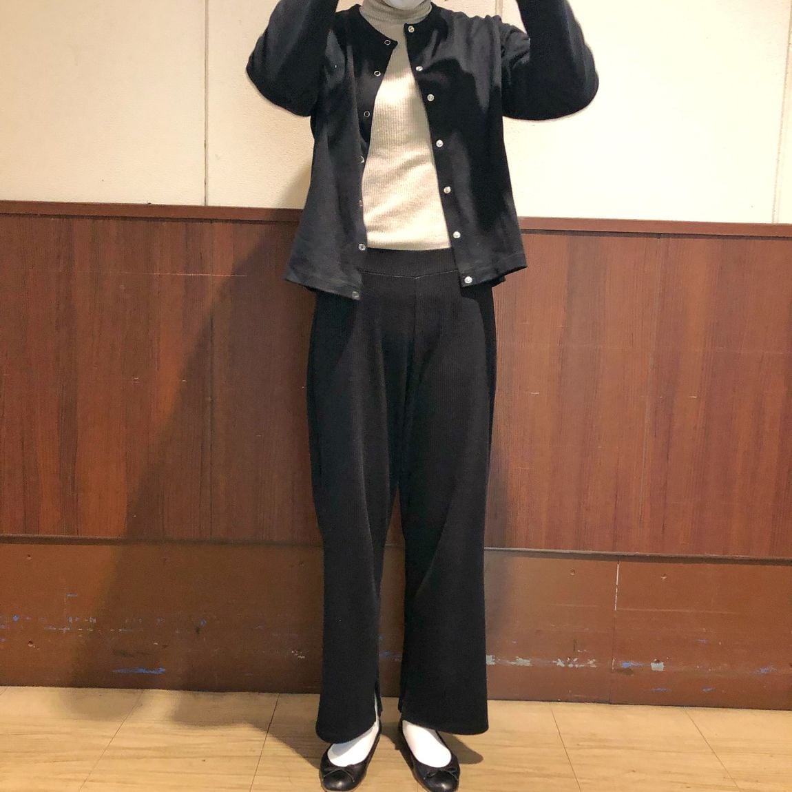 オシャレで、らくちん。~ストレッチリブ編みワイドパンツ~ | 無印良品
