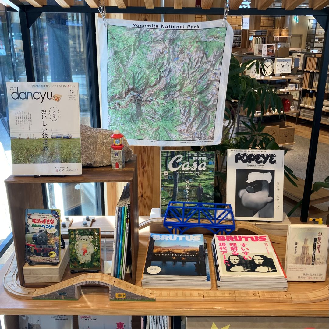 今回のテーマ、旅にまつわる演出でレールを使用