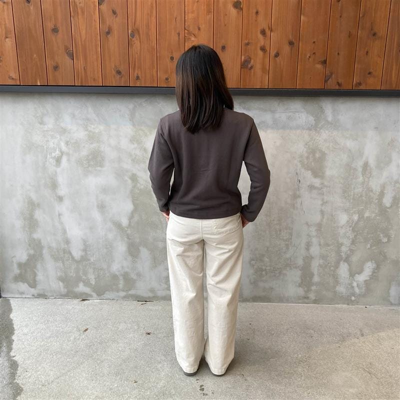 ストレッチコーデュロイ　イージーストレートパンツ