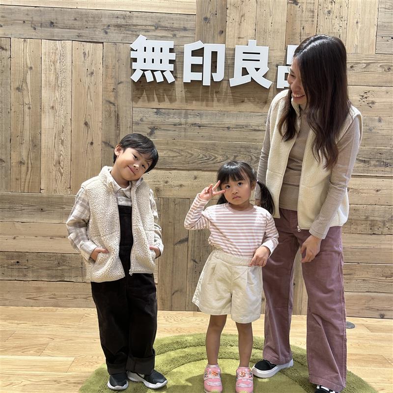 親子三人