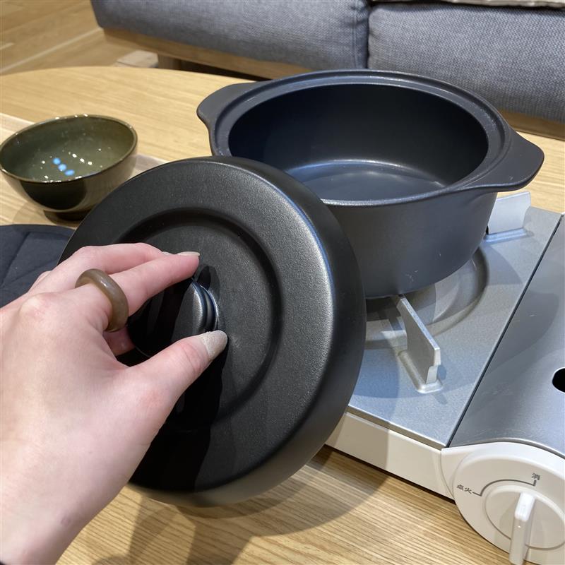におい移りがしにくい　ＩＨ対応土鍋