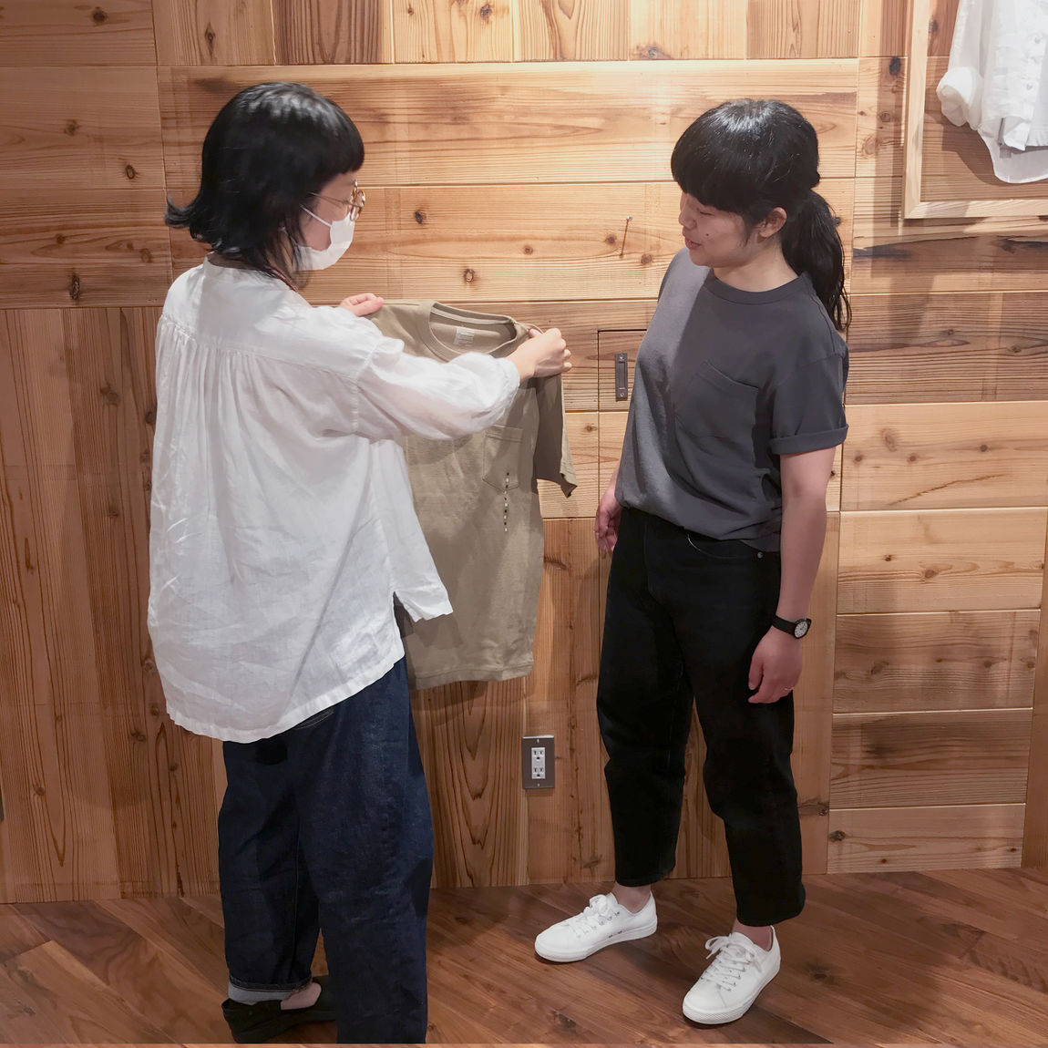 【MUJIcomホテルメトロポリタン鎌倉】コーディネートの様子