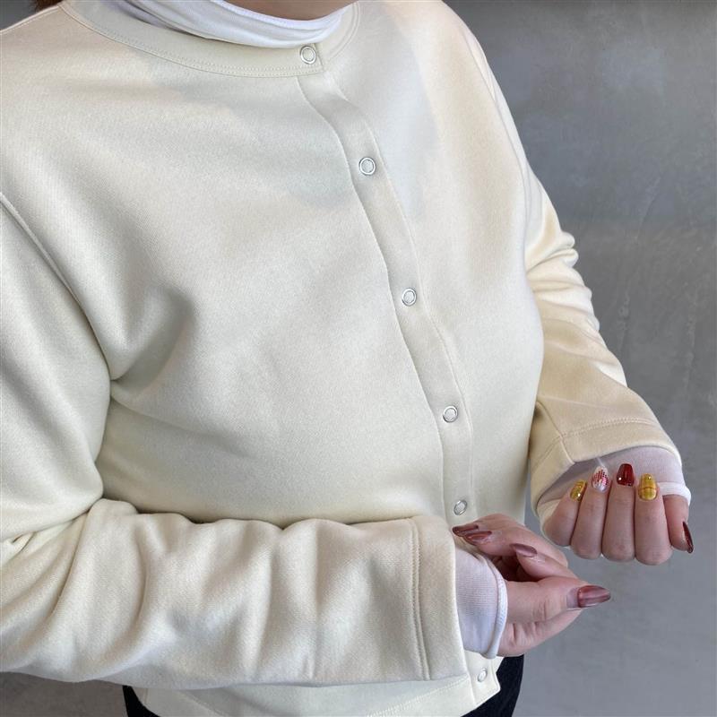 スウェットカーディガン