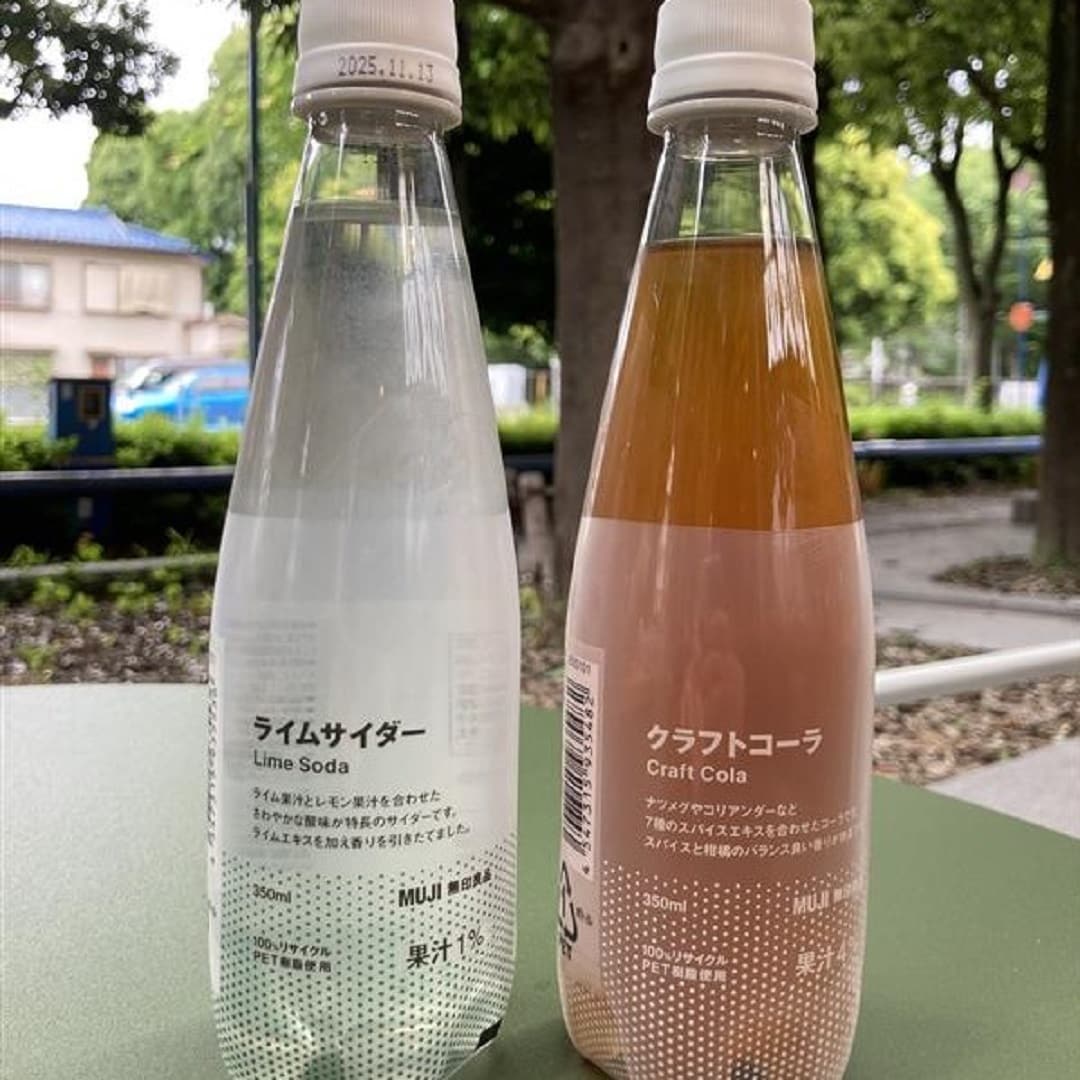 クラフトコーラ、ライムサイダーの写真