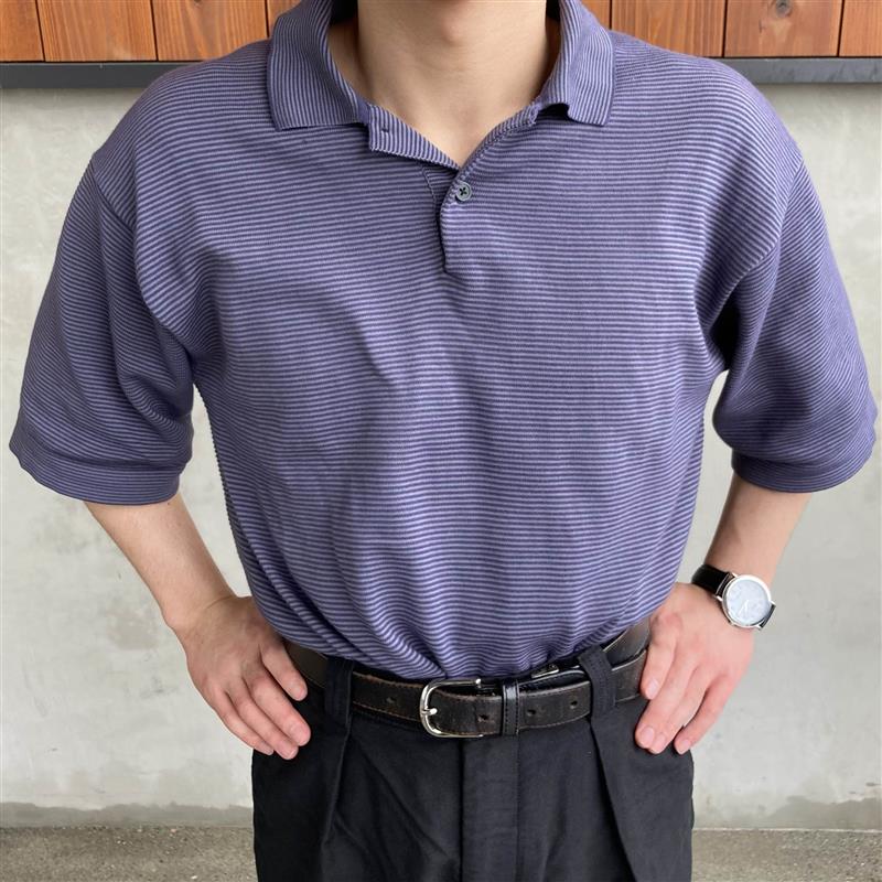 【コープさっぽろぬまのはた】乾きやすい洗えるニット半袖ポロ：165cm_B8gfoT