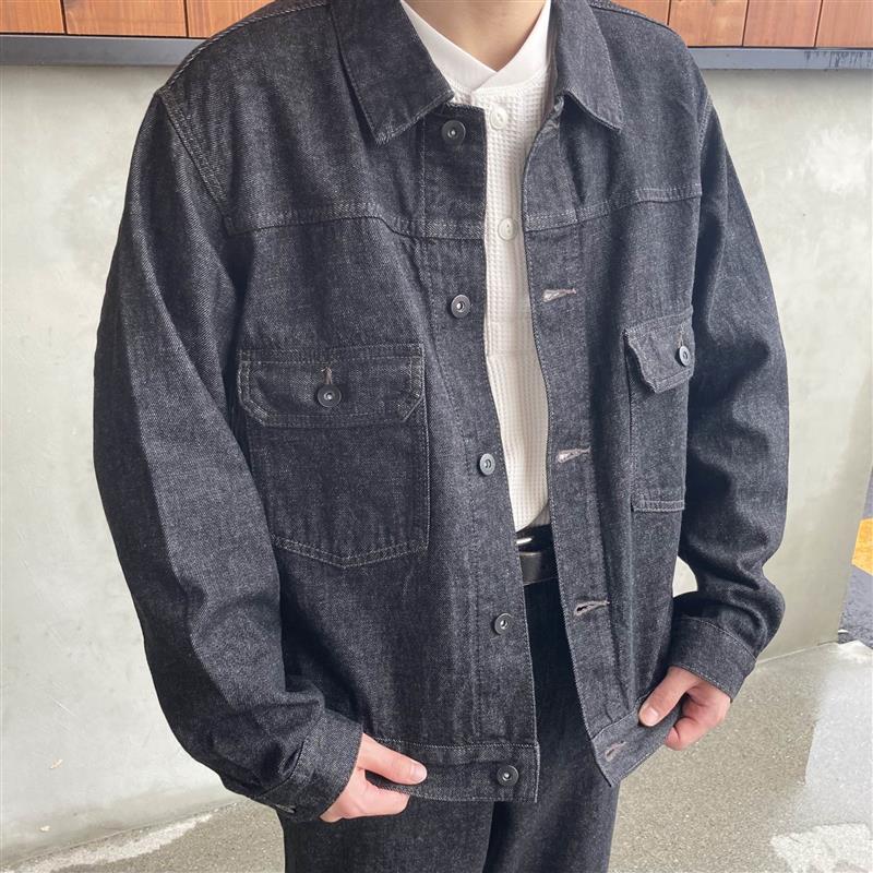 【コープさっぽろぬまのはた】木の実から作ったカポック混  デニムジャケット：165cm_vXW1YX