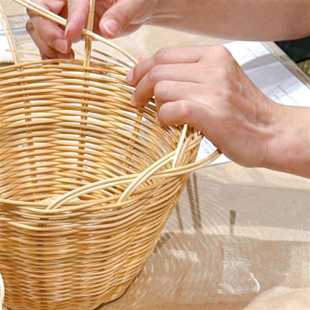 神戸阪急_カゴ編み