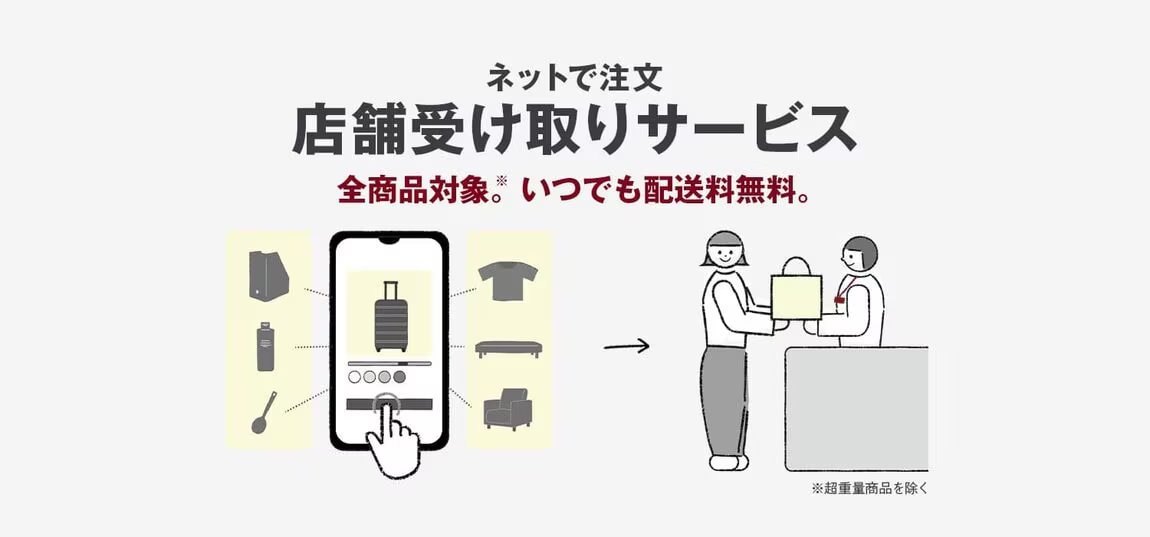 ネットで注文店舗受け取りサービス