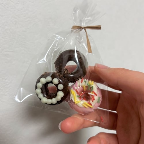 ラッピング袋に入れた画像