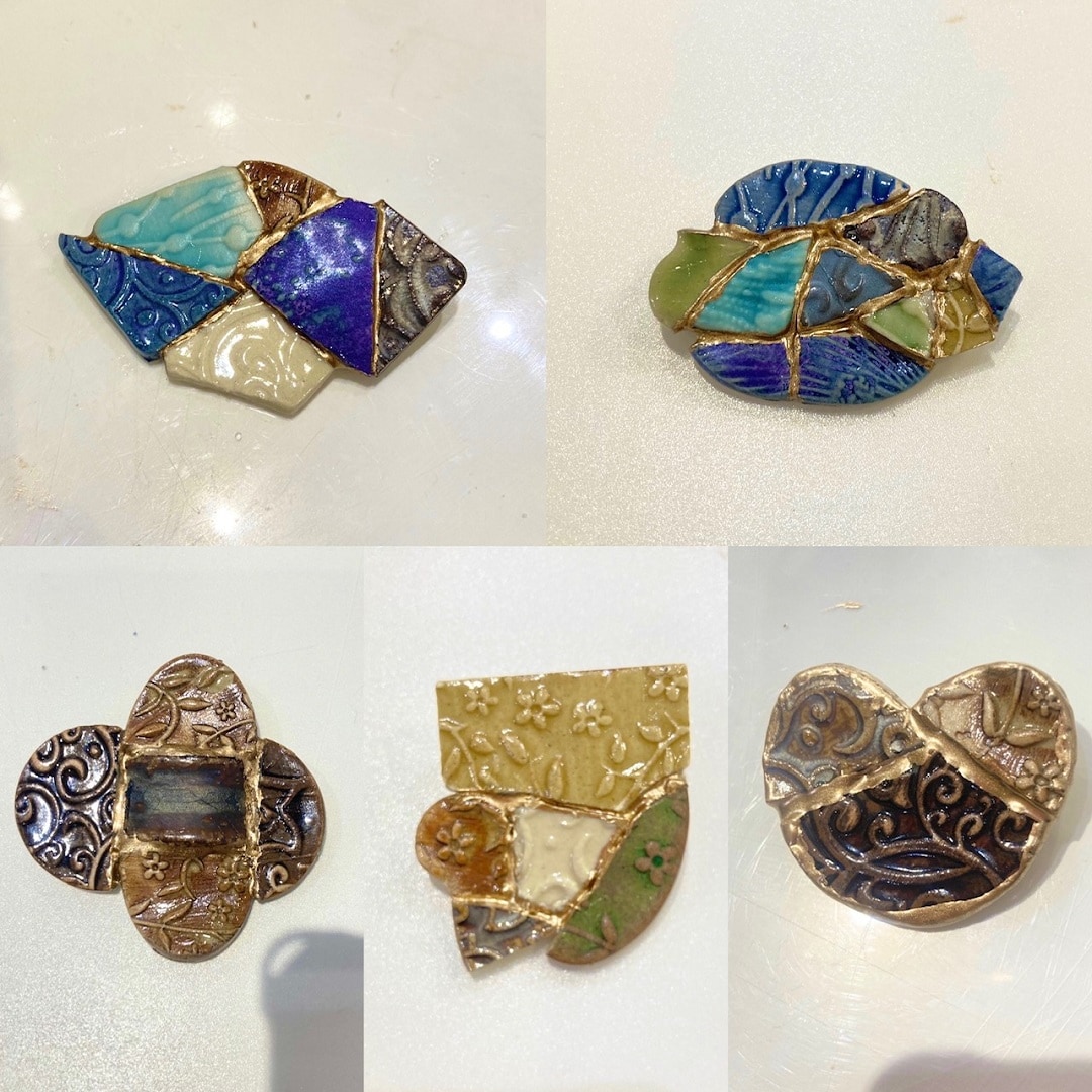 金継ぎペンダント作品の写真