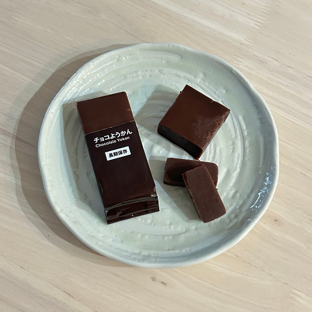 チョコようかんの断面写真