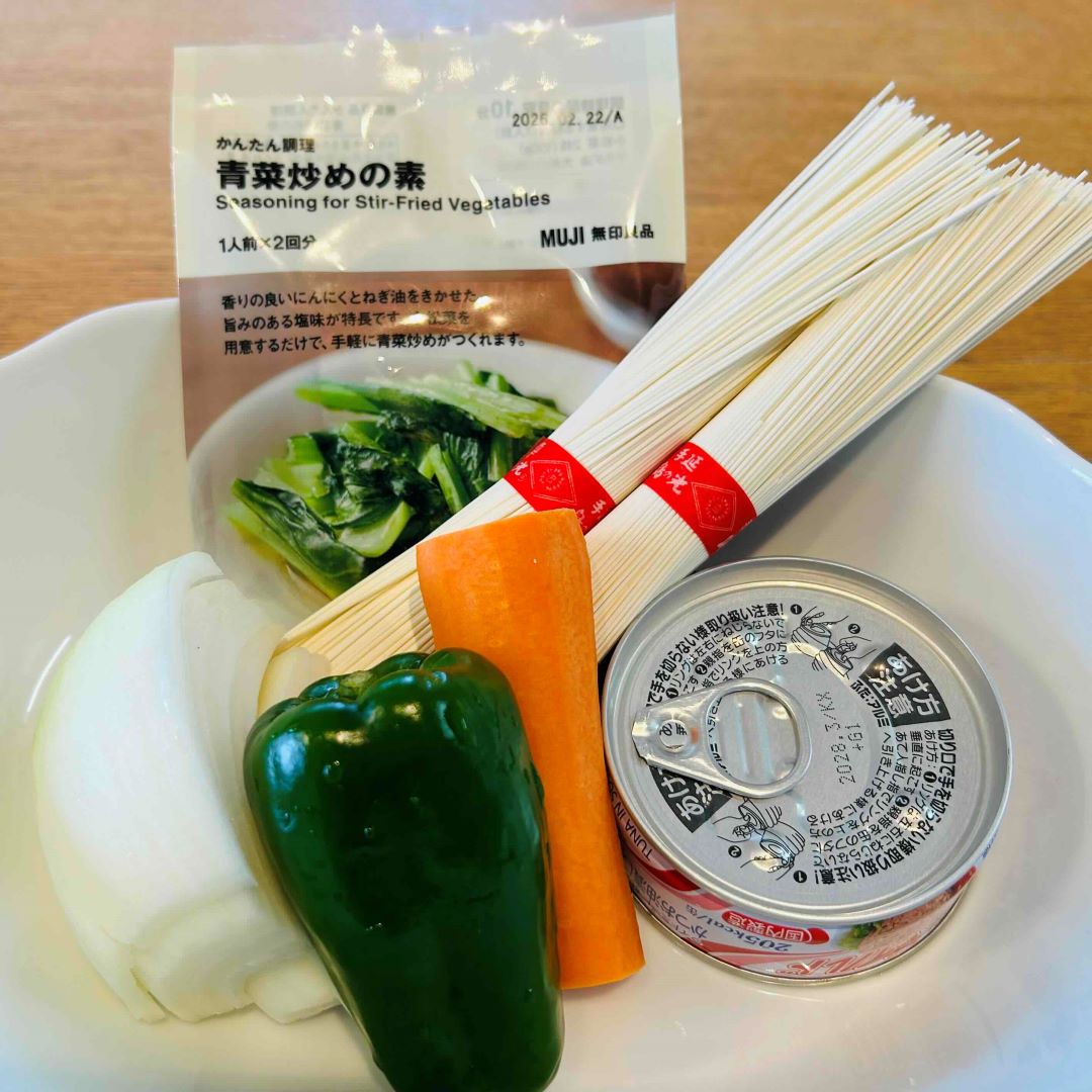 【ゆめタウン徳山】アレンジレシピ〜そうめんチャンプルー〜