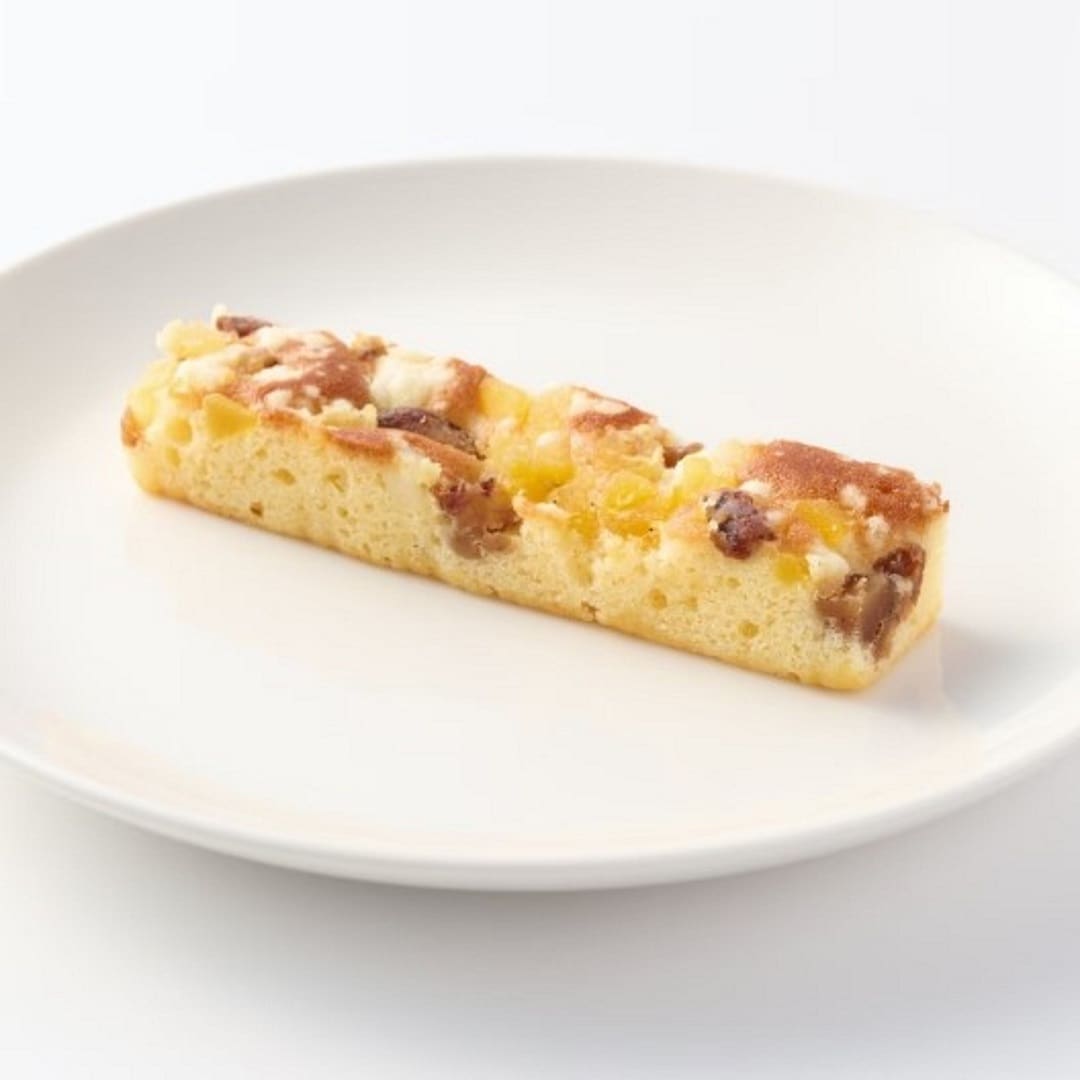 栗のチーズケーキ画像