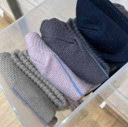 靴下のクローゼットの写真