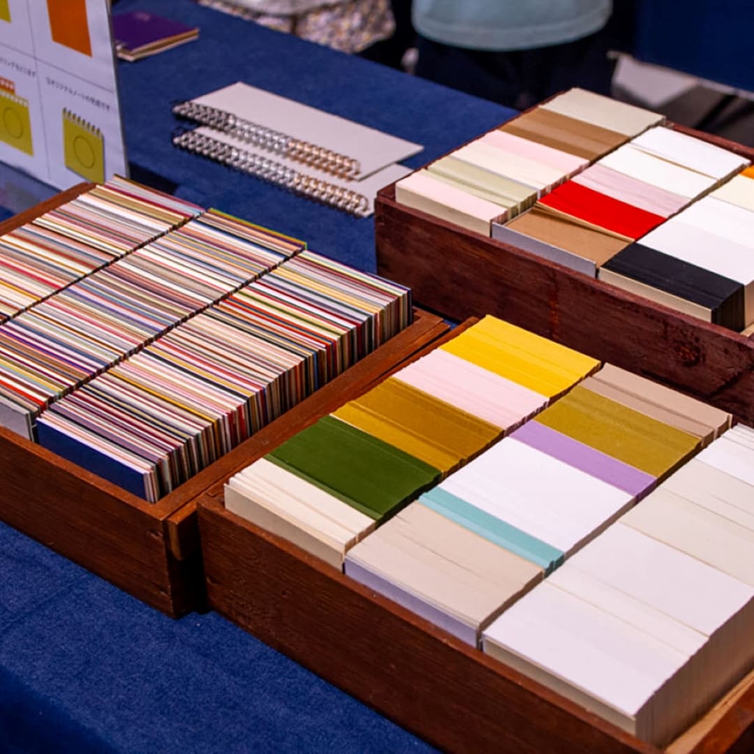 【堺北花田】紙の端材でつくるリングノート｜ワークショップ