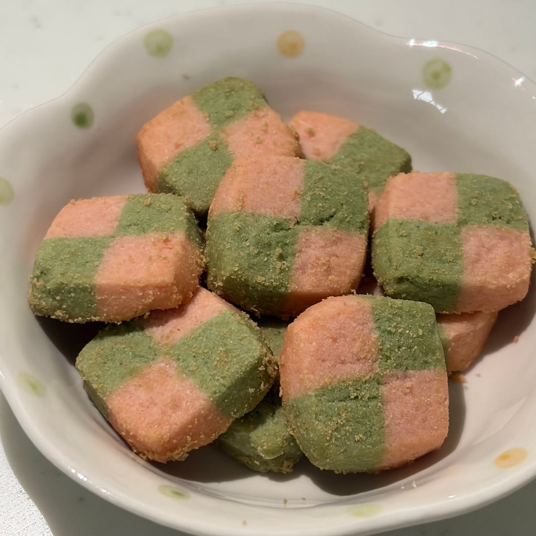 桜のアイスボックスクッキー