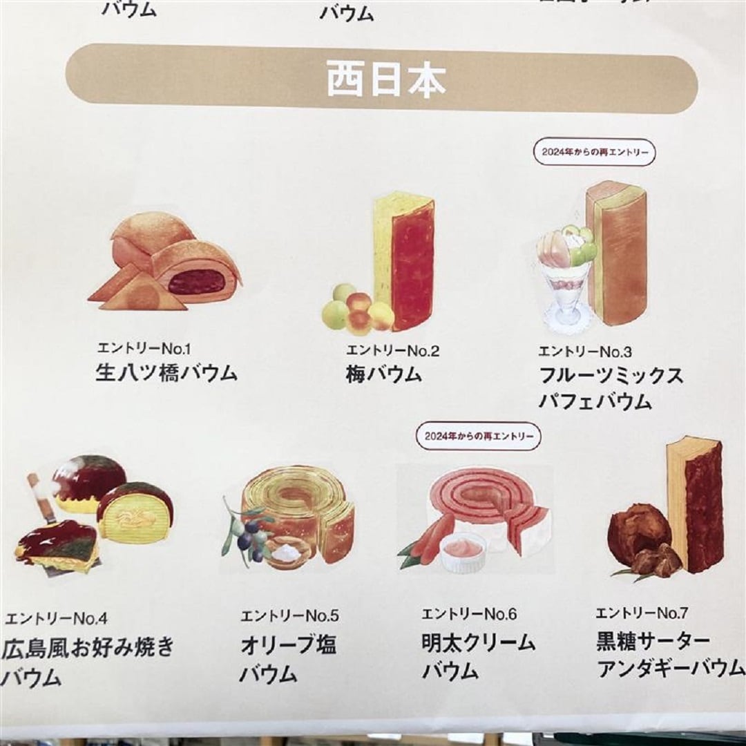 【アクアウォーク大垣】みんなでつくるバウム、投票受付中です