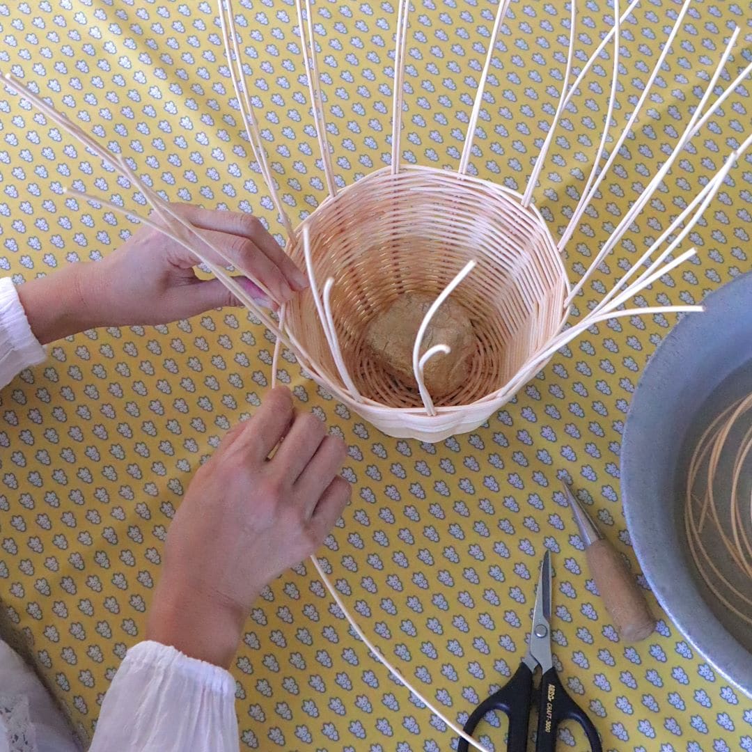 神戸阪急_カゴ編み