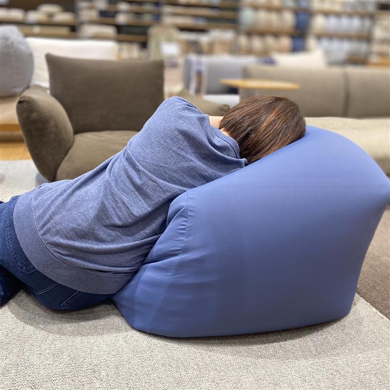 【決まりました】無印良品　体にフィットするソファ　ネイビー 新庄】体にフィットするソファをお持ちの方必見！｜無印良品 新庄