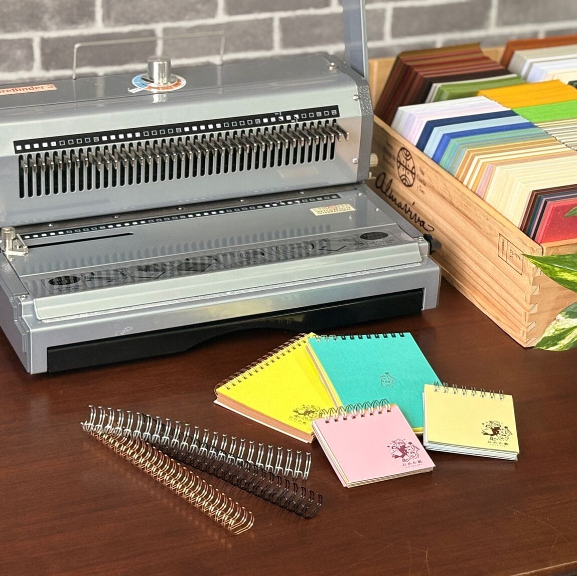 【堺北花田】紙の端材でつくるリングノート｜ワークショップ