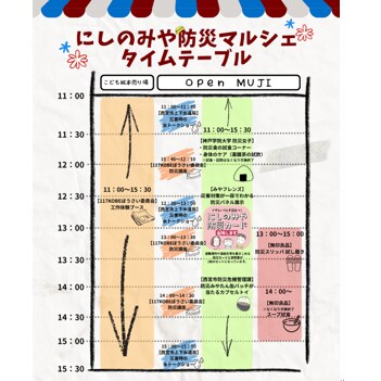 【阪急西宮ガーデンズ】8/30(日)「にしのみや防災マルシェ」開催のお知らせ_877Uvt