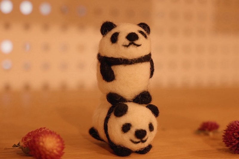 【シエスタハコダテ】木育広場ワークショップ「羊毛フェルトで作る パンダ」