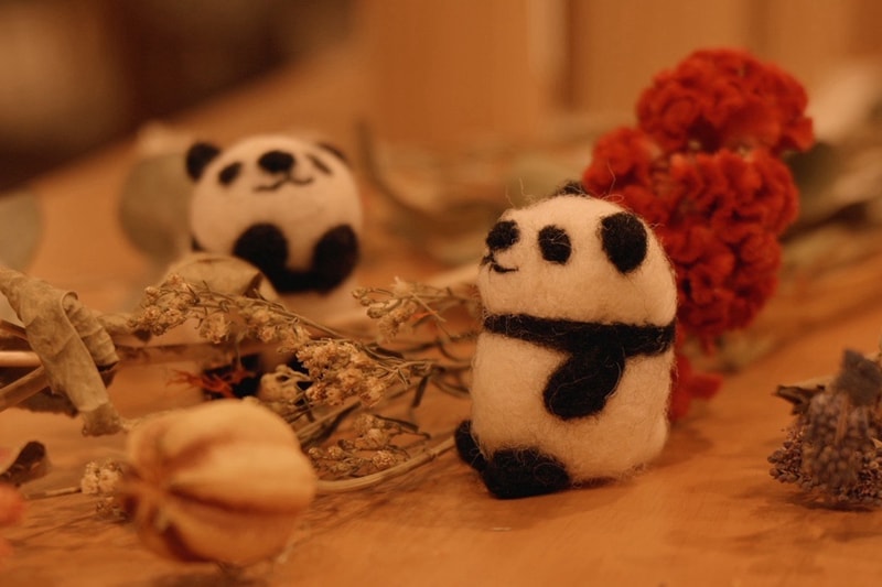 【シエスタハコダテ】木育広場ワークショップ「羊毛フェルトで作る パンダ」