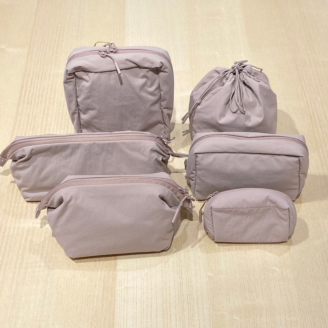 無印良品撥水ナイロンポーチ全種