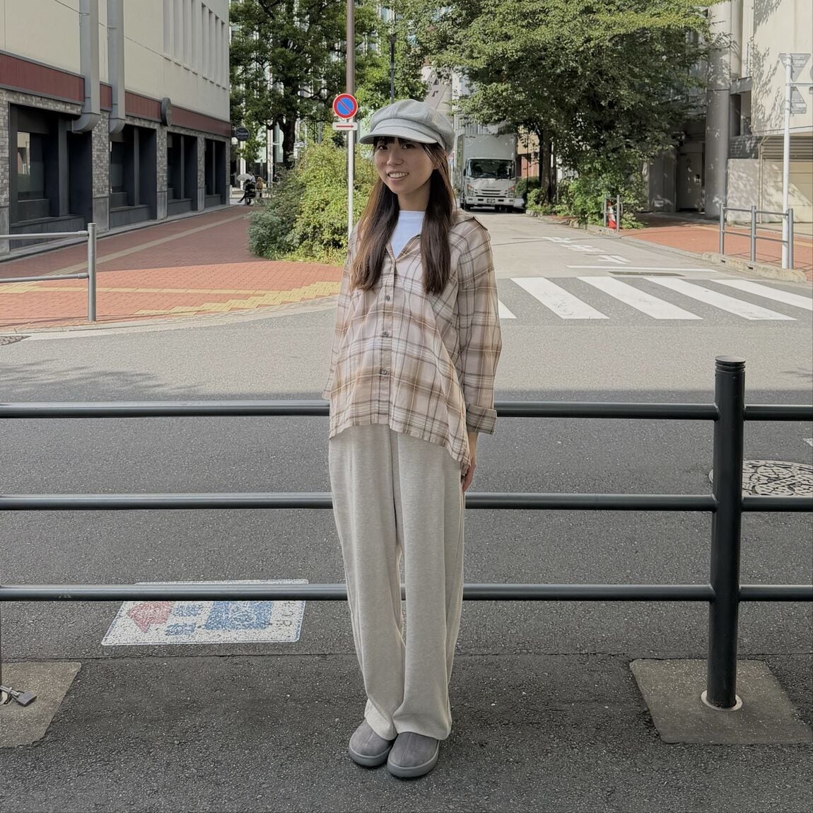 【池袋西武】色違いチェックシャツでリンクコーデ_onO7kX