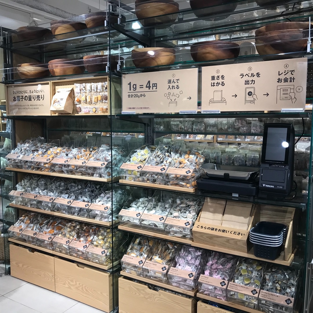 菓子 無印 良品 量り売り 店舗 お